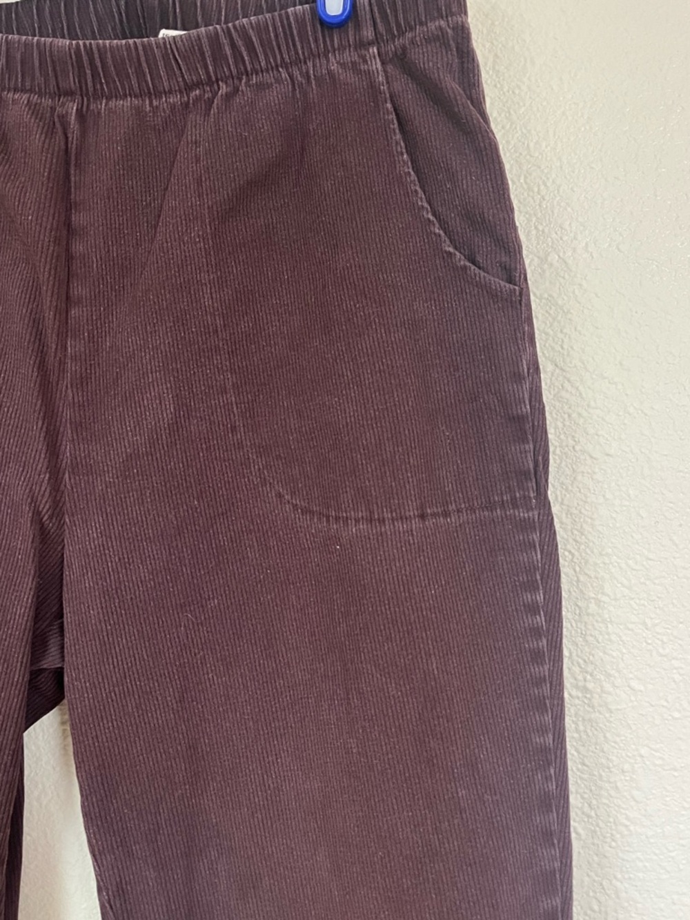 Vintage White Stag Brown Corduroy Pants Stretch Cotton Petite Cottagecore 16wPet